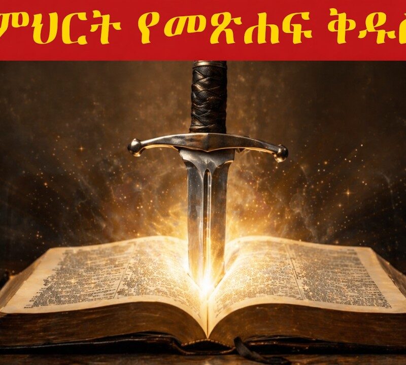 4ኛ ትምህርት -የመጽሐፍ ቅዱስ ሚና | The Role of the Bible